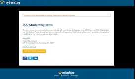 
							         ECU Student Systems | TryBooking Australia - TryBooking.com								  
							    