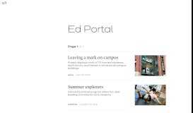 
							         Ed Portal – Harvard Gazette								  
							    