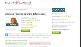 
							         eDarling - Zeitverschwendung oder Empfehlung? - Dating-Kompass.de								  
							    