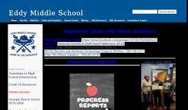 
							         Eddy Middle School - Google Sites								  
							    