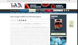 
							         Eden Viaggi in BMT con il Portale Agenti - ADVtraining.it								  
							    