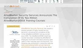 
							         EDGE Training Courses - SecurityInformed.com								  
							    