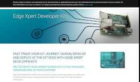 
							         Edge Xpert Developer Kits - IOTech Systems								  
							    