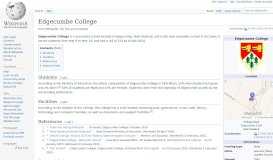 
							         Edgecumbe College - Wikipedia								  
							    