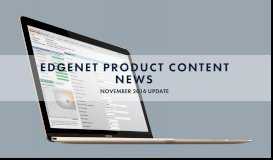 
							         Edgenet Product Content NEWS								  
							    