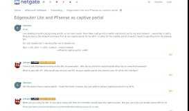 
							         Edgerouter Lite and PFsense as captive portal | Netgate Forum								  
							    