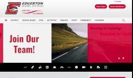 
							         Edgerton School District / Homepage								  
							    