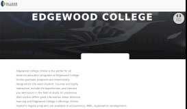 
							         Edgewood College - College Consensus								  
							    