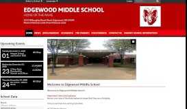 
							         Edgewood Middle School: Home								  
							    