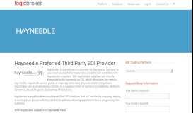 
							         EDI for Hayneedle | Logicbroker								  
							    