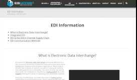 
							         EDI Information | B2BGateway								  
							    