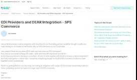 
							         EDI Providers and DEAR Integration - SPS Commerce : DEAR ...								  
							    