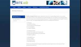 
							         EDI Quick Reference - Rite Aid EDI/B2B Trade Services								  
							    