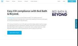 
							         EDI with Bed Bath & Beyond | Use the SPS Network for EDI Compliance								  
							    