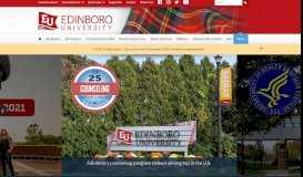 
							         Edinboro University: Home								  
							    