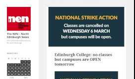 
							         Edinburgh College: no classes but campuses are OPEN tomorrow ...								  
							    