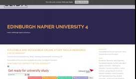 
							         Edinburgh Napier University 4 - LLIDA								  
							    