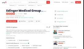 
							         Edinger Medical Group - 34 Reviews - Internal Medicine - 18682 ...								  
							    