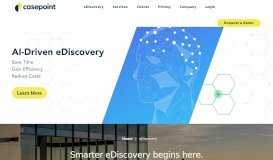
							         eDiscovery | Casepoint								  
							    