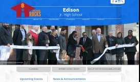 
							         Edison Jr. High School								  
							    