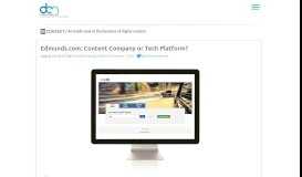 
							         Edmunds.com: Content Company or Tech Platform? - Digital Content ...								  
							    