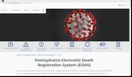 
							         EDRS - PA Department of Health - PA.gov								  
							    