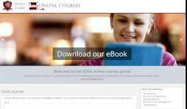 
							         EDSA Online Courses								  
							    