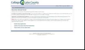 
							         Education Abroad Portal - College of Lake County								  
							    