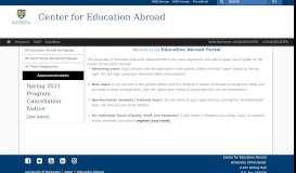 
							         Education Abroad Portal - University of Rochester								  
							    