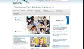 
							         Education and Early Childhood Development - Government of New ...								  
							    