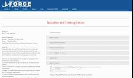 
							         Education and Training Center – KadenaFSS								  
							    