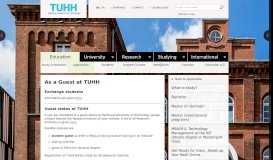 
							         Education – Application – Guests - TUHH								  
							    