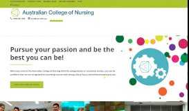
							         Education - Australian College of Nursing								  
							    