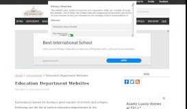
							         Education Department Websites | Karnataka Government Websites								  
							    