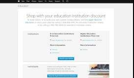 
							         Education - Higher Education - Price Lists - Apple								  
							    