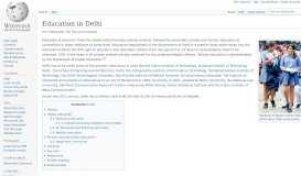 
							         Education in Delhi - Wikipedia								  
							    