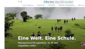 
							         Education like no other. · UWC Deutschland								  
							    