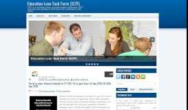 
							         Education Loan Task Force (ELTF)								  
							    