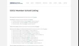 
							         Education Member Directory - Career Education Colleges and ...								  
							    