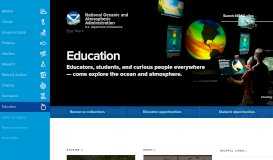 
							         Education | National Oceanic and Atmospheric Administration								  
							    