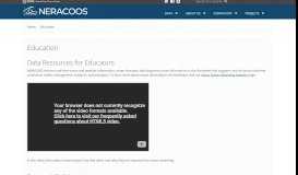 
							         Education | NERACOOS								  
							    