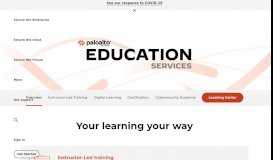 
							         Education - Palo Alto Networks								  
							    