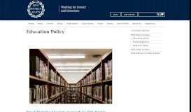 
							         Education Policy Archives - RHS - The Royal Historical Society								  
							    