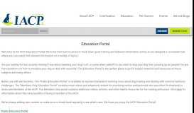 
							         Education Portal - Canine Professionals								  
							    