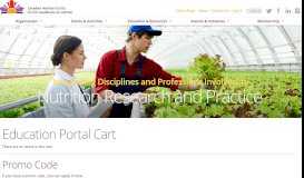 
							         Education Portal Cart - Canadian Nutrition Society								  
							    