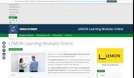 
							         Education Portal for Online Learning - Council of Europe								  
							    