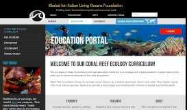 
							         Education Portal - Living Oceans Foundation								  
							    