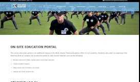 
							         Education Portal - MiLB Umpire Training Academy								  
							    