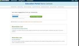 
							         Education Portal Name Contests. Custom name ideas for businesses ...								  
							    