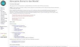 
							         Education portal to the World! - Around-n-Over								  
							    